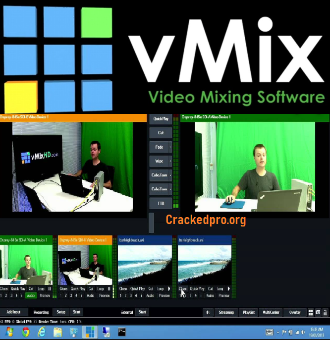 Vmix audio mixer